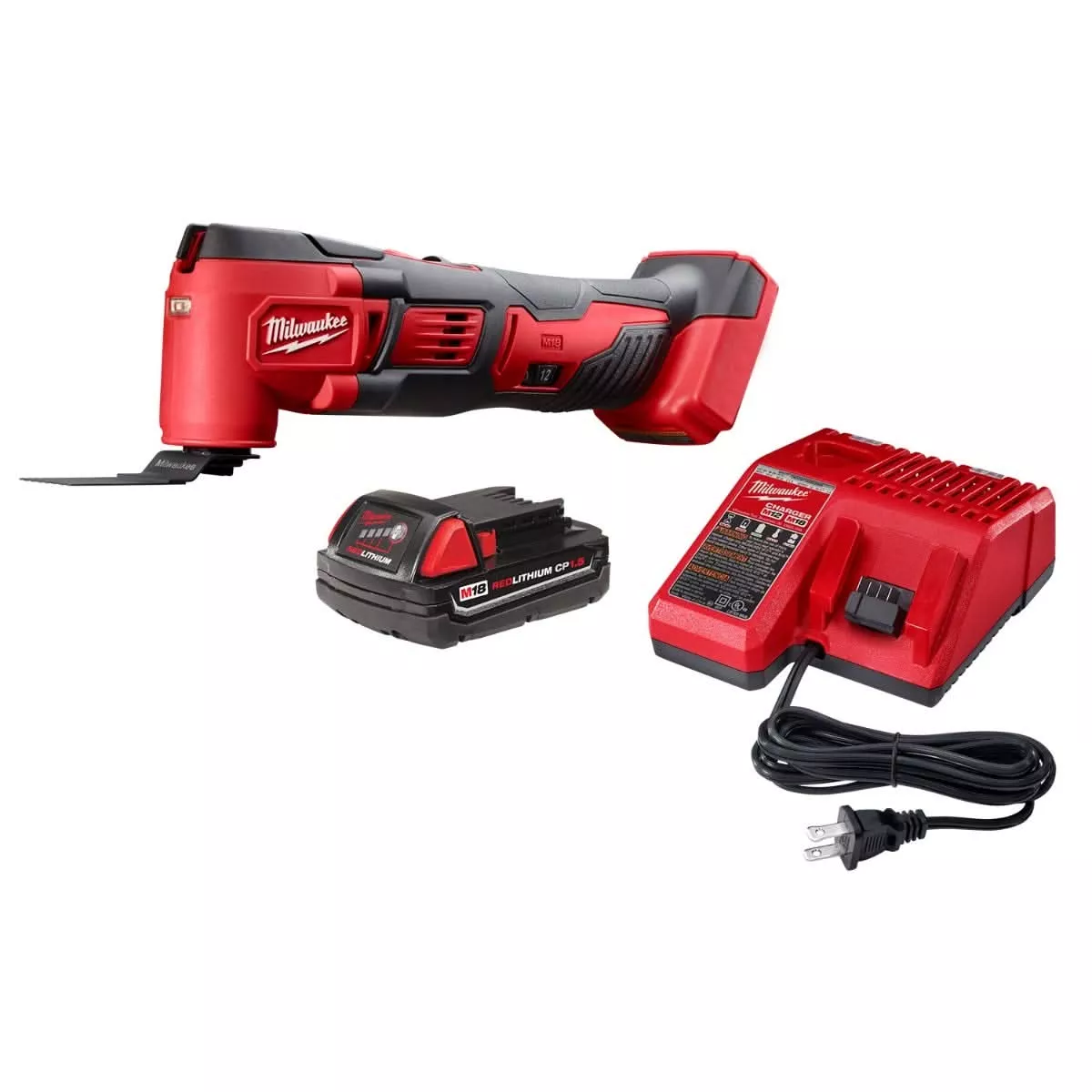 Milwaukee 2626-21 M18 Cordless LITHIUM-ION Multi-Tool 1.5Ah Kit