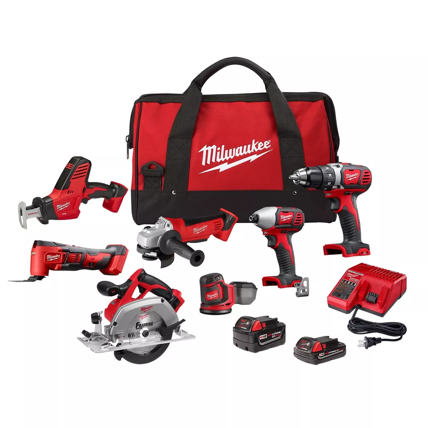 Milwaukee 2699-27 M18 18V 7-Tool Combo Kit