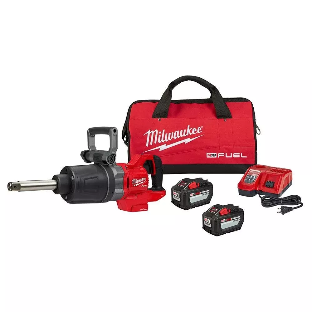 Milwaukee 2869-22HD M18 FUEL 1" D-Handle Ext. Anvil High Torque Impact Wrench w/ ONE-KEY Kit