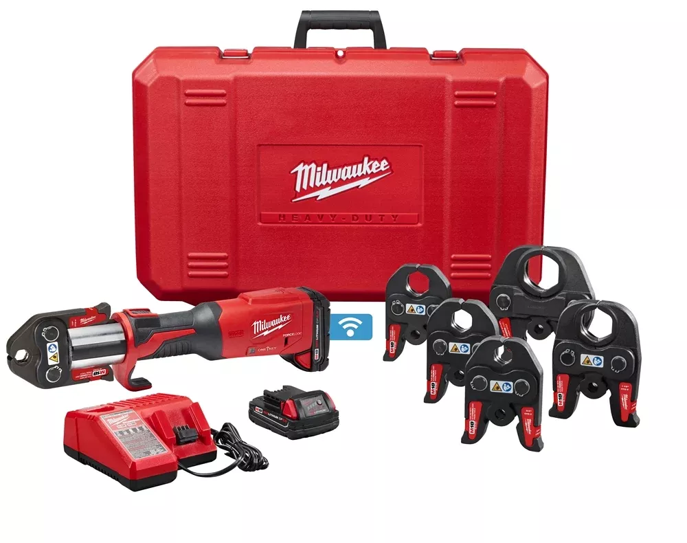 Milwaukee 2922-22 M18 FORCE LOGIC Press Tool w/ ONE-KEY w/ 1/2"-2" CTS Jaws
