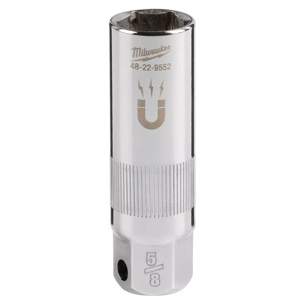 Milwaukee 3/8" Drive 5/8" Magentic Spark Plug Socket