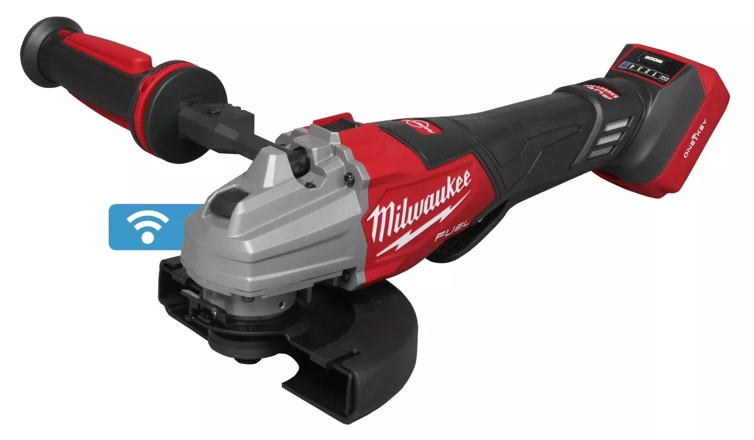 Milwaukee 3676-20 M18 FUEL 4-1/2" / 6" Dual Trigger Braking Paddle Switch Grinderw/ ONEKEY, Tool Only