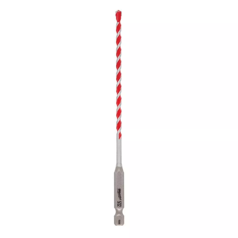 Milwaukee 48-20-9001 5/32" x 4" x 6" SHOCKWAVE Carbide Hammer Drill Bit 3 Pack