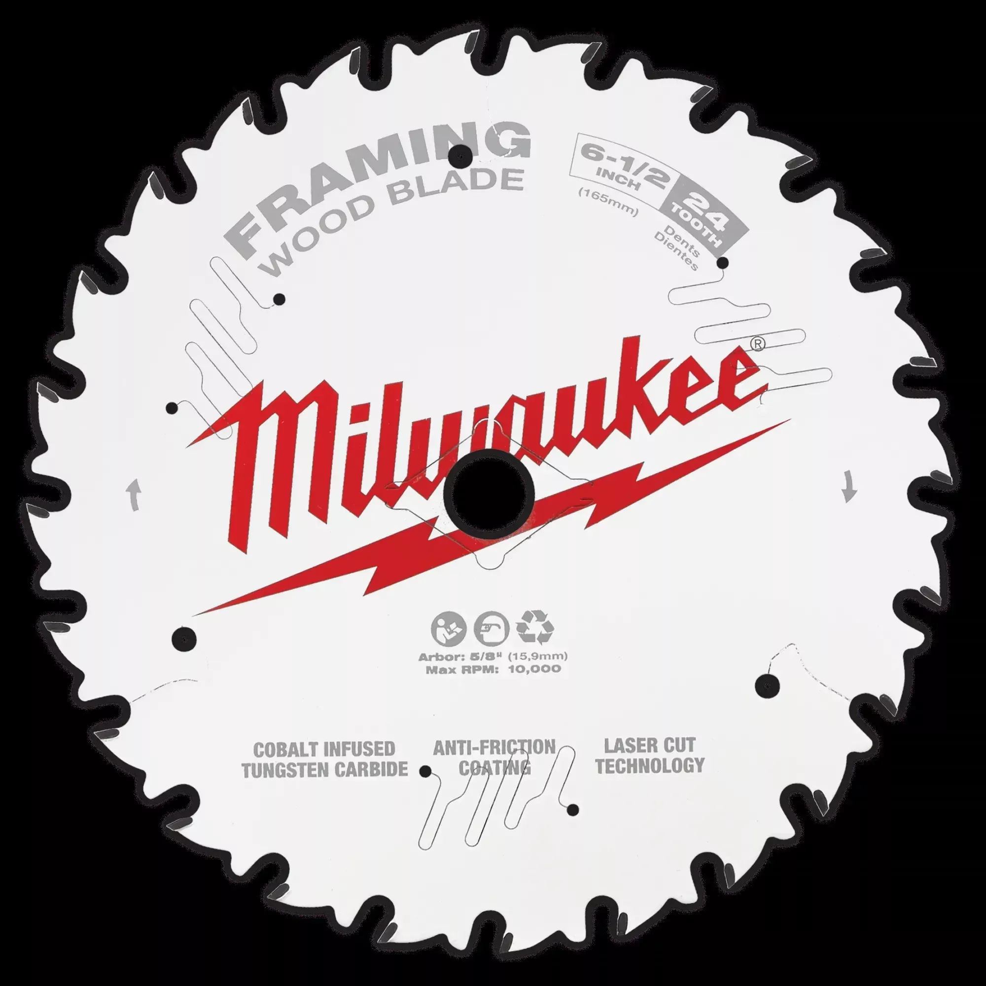 Milwaukee 48-40-1024 10" 40T GEN PURP SAW BLADE