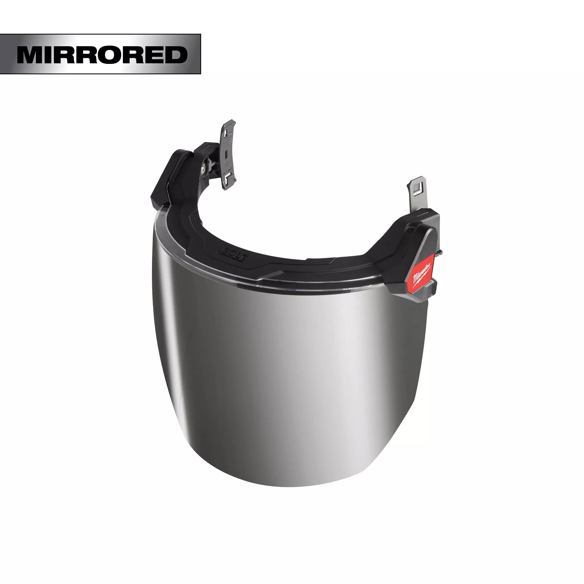 Milwaukee 48-73-1429 BOLT Full Face Shield - Mirrored Dual Coat Lens (Compatible with Milwaukee BOLT Safety Helmets & BOLT Hard Hats)