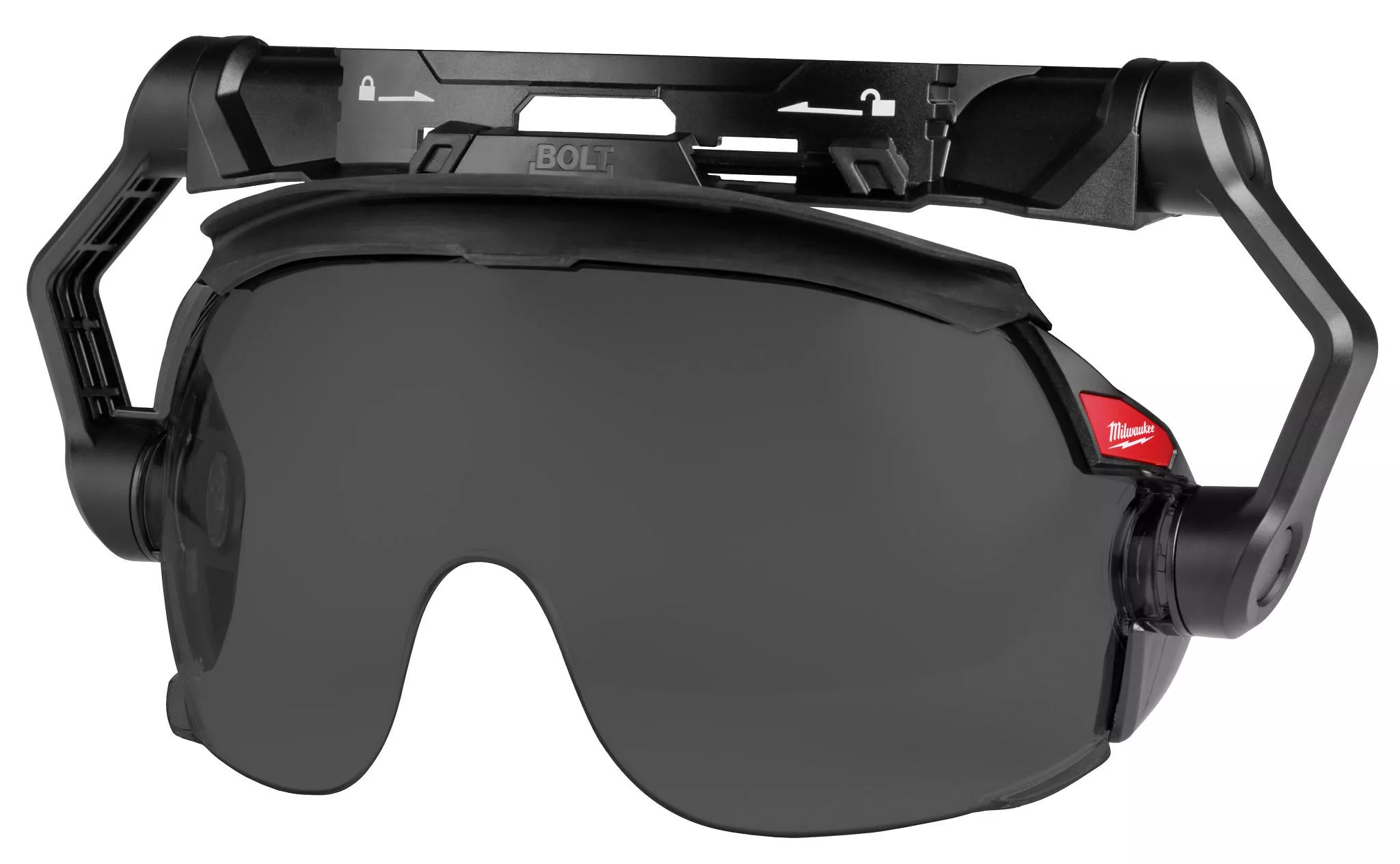 Milwaukee 48-73-1455 10pk Gasketed Tinted Eye Visor Replacement Lenses (Milwaukee BOLT Safety Helmet & BOLT Hard Hat Mount)