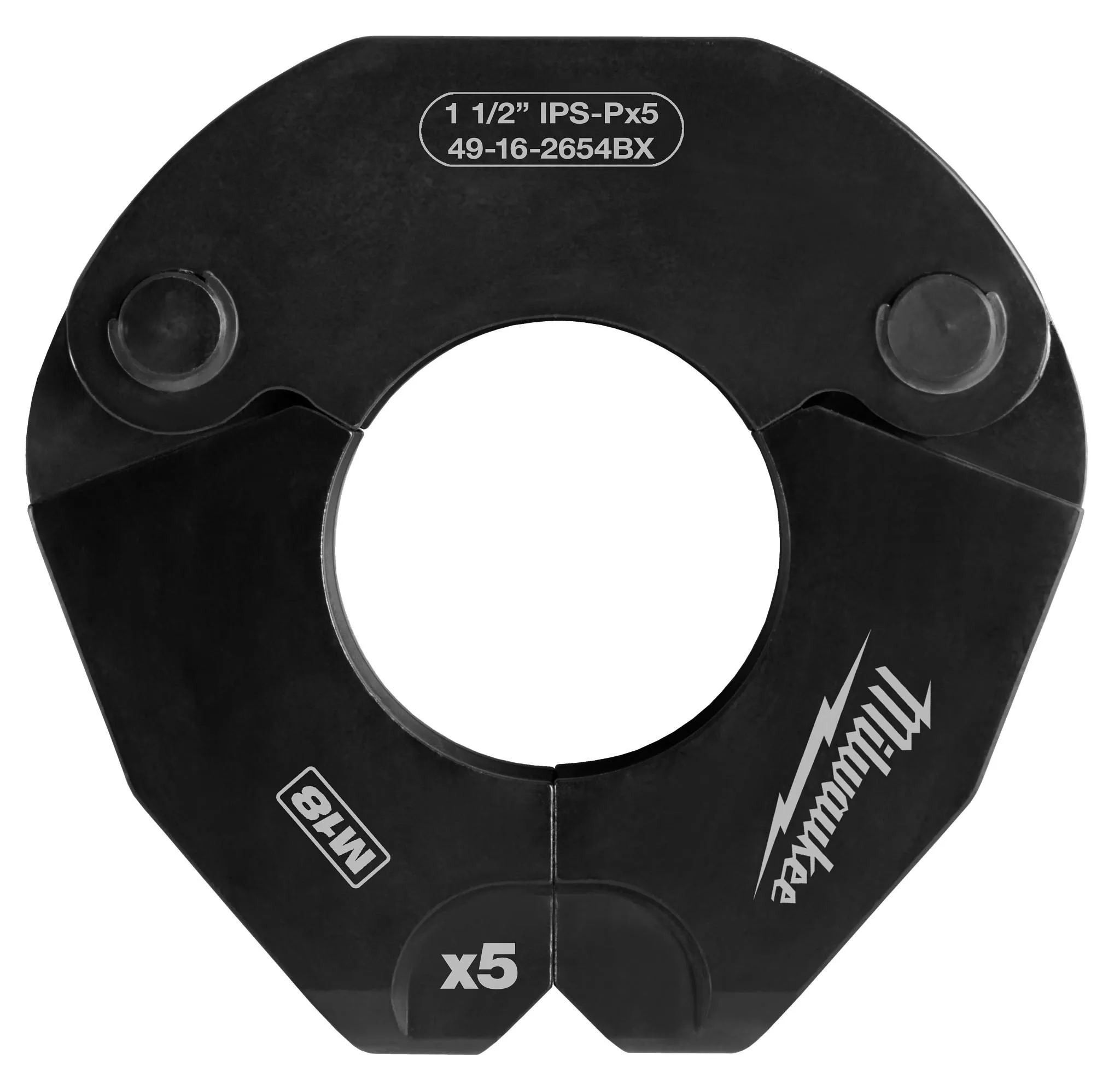 Milwaukee 49-16-2654BX 1-1/2" IPS-P Pivoting Press Ring for M18 FORCE LOGIC Press Tools