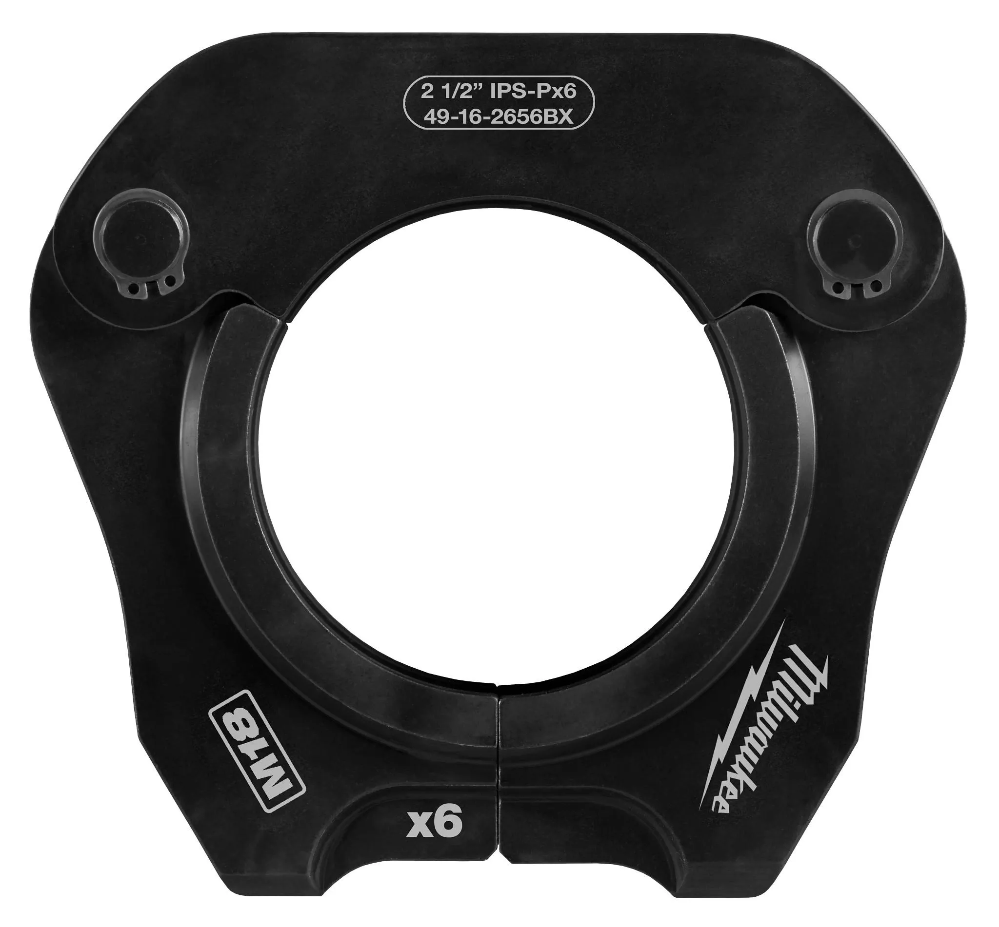 Milwaukee 49-16-2656BX 2-1/2" IPS-P Pivoting Press Ring for M18 FORCE LOGIC Long Throw Press Tool