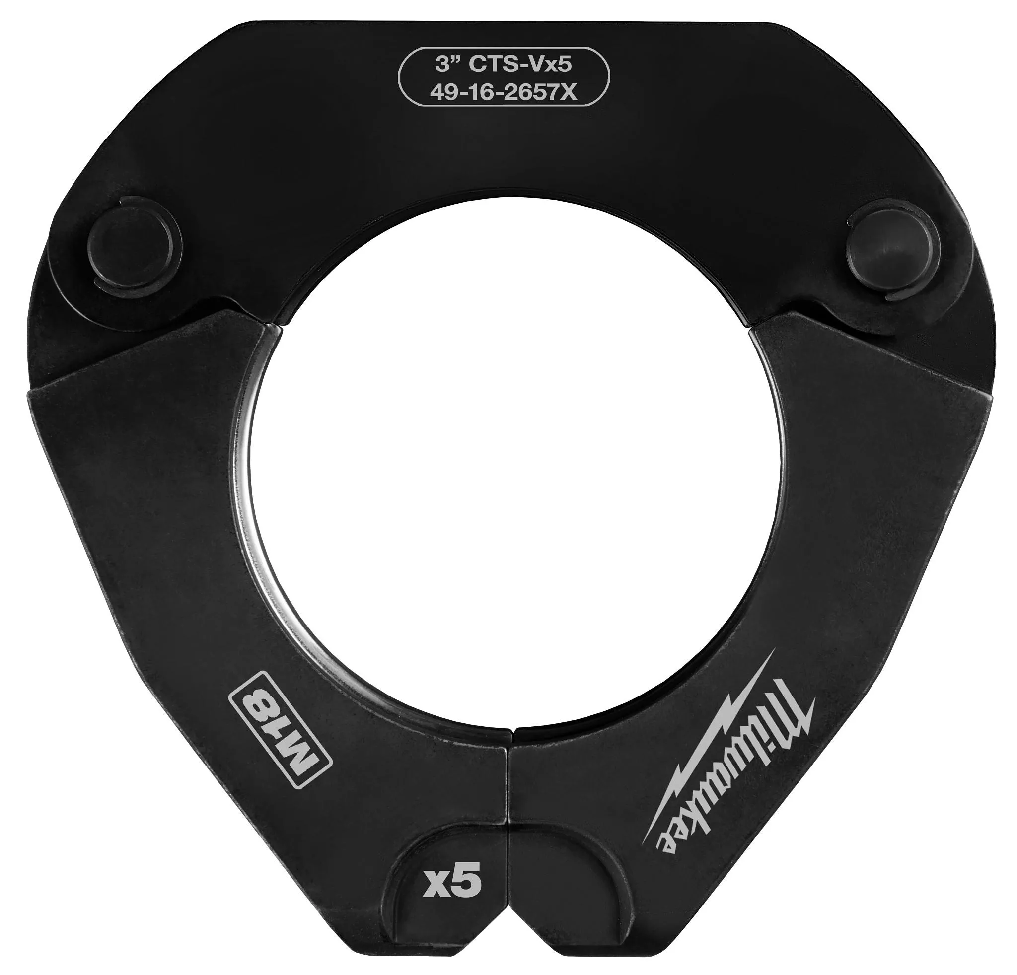 Milwaukee 49-16-2657X 3" CTS-V Pivoting Press Ring for M18 FORCE LOGIC Press Tools