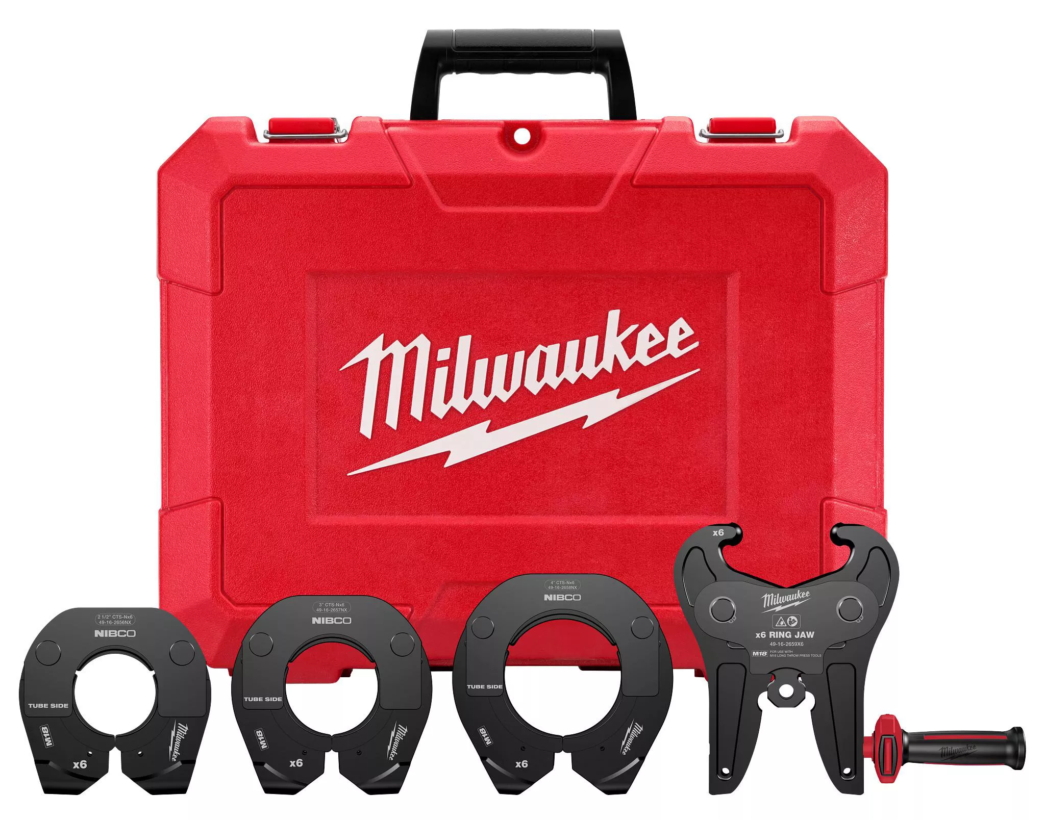 Milwaukee 49-16-2690NX 2-1/2" - 4" NIBCO Press Ring Kit for M18 FORCE LOGIC Long Throw Press Tool