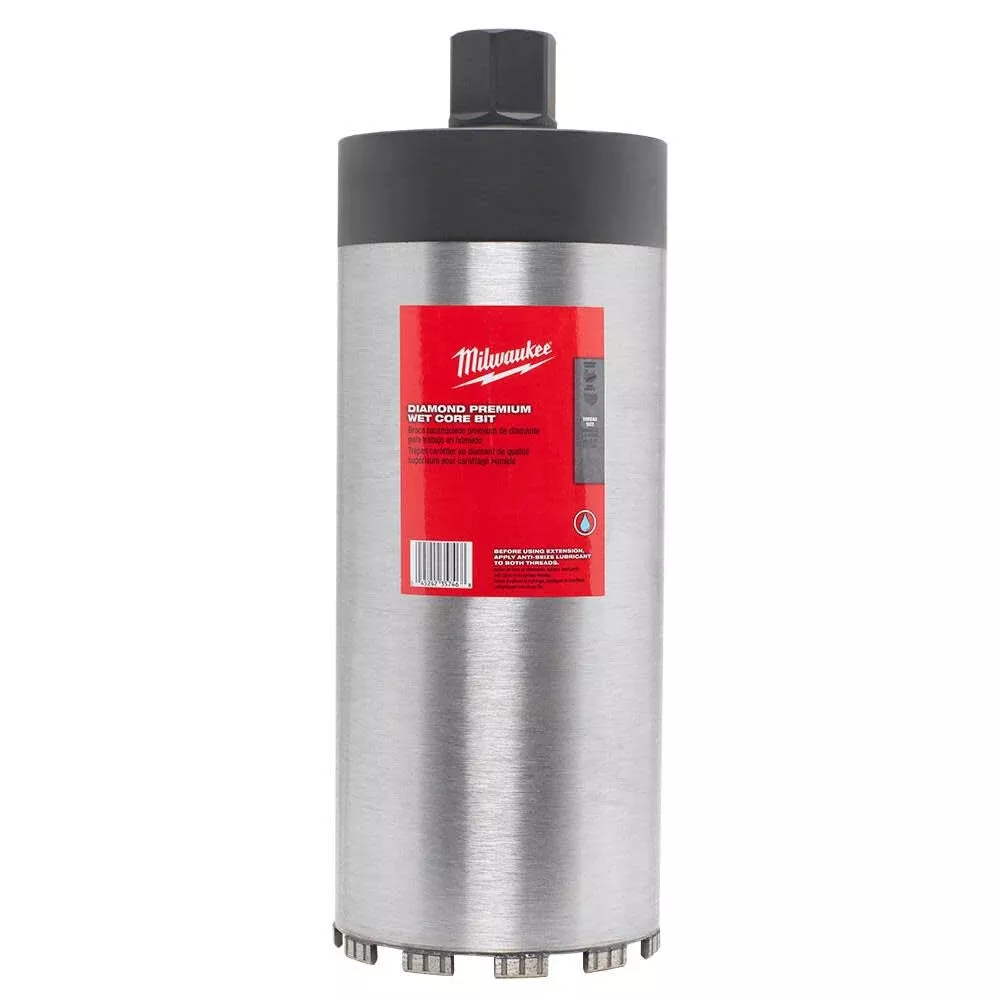 Milwaukee 7" Diamond Premium Wet Core Bit 1-1/4"-7 Thread