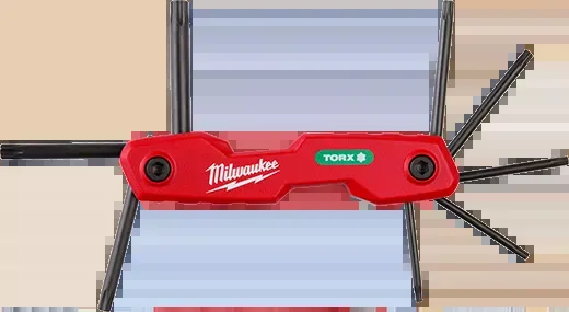 Milwaukee 8-Key Folding Hex Key Set - Torx