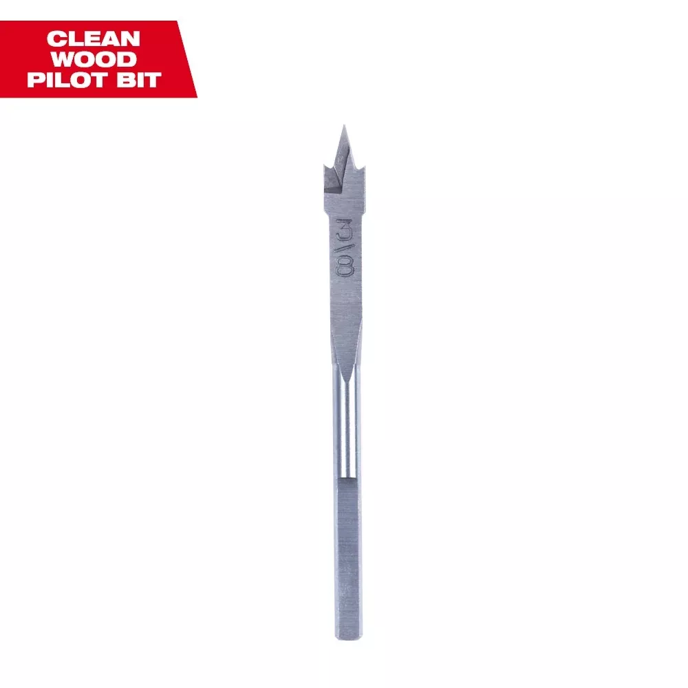 Milwaukee BIG HAWGwith Carbide Teeth Clean Wood Pilot Bit