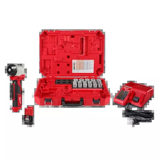 Milwaukee M12™ Cable Stripper Kit with 17 Cu THHN / XHHW Bushings