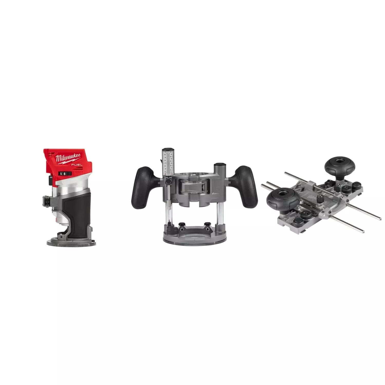 Milwaukee M18 FUEL Brushless Compact Router and Accessories Kit (Bare Tool)
