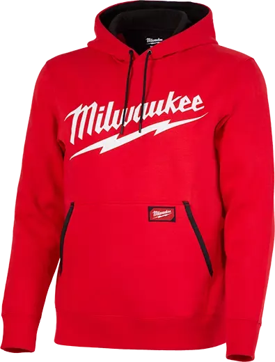 Milwaukee Midweight Pullover Hoodie Red 352R