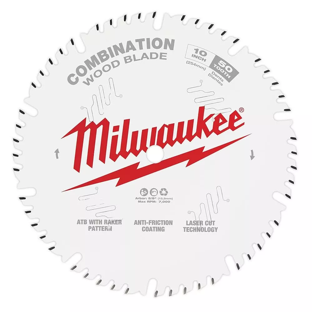 Milwaukee PROMO10 in. 50-Tooth Combination Circular Saw Blade