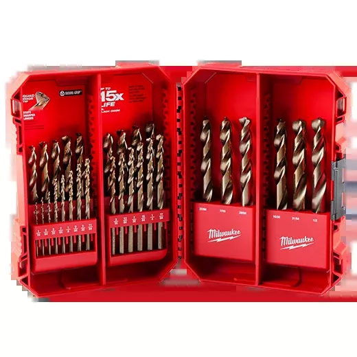 Milwaukee RED HELIX™ Cobalt Drill Bit Set – 29PC