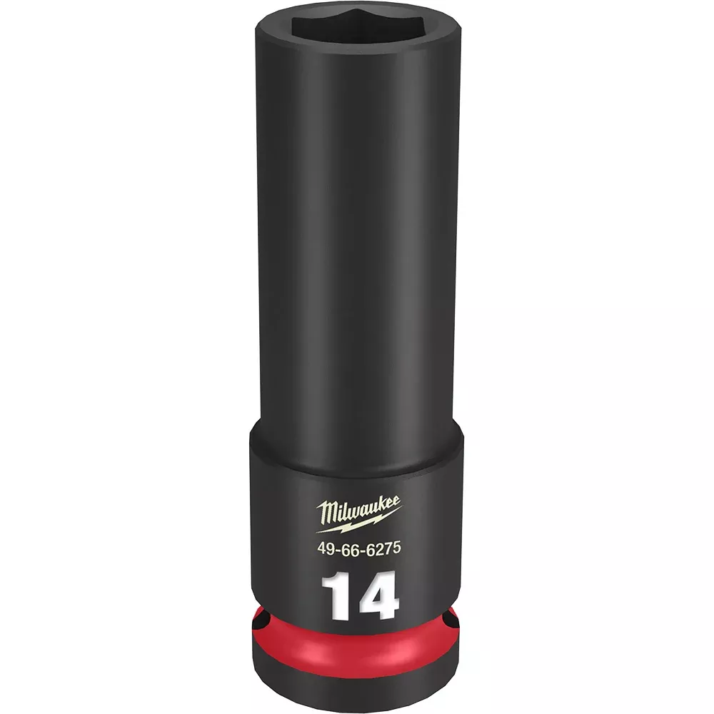 Milwaukee SHOCKWAVE™ Impact Duty 1/2" Drive 14MM Deep 6 Point Socket