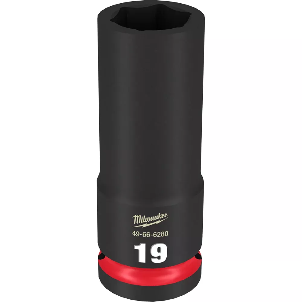 Milwaukee SHOCKWAVE™ Impact Duty 1/2" Drive 19MM Deep 6 Point Socket