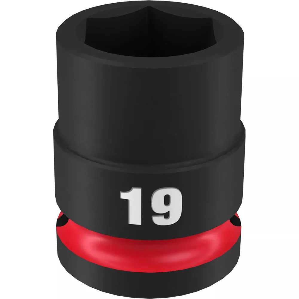 Milwaukee SHOCKWAVE™ Impact Duty 1/2" Drive 19MM Standard 6 Point Socket