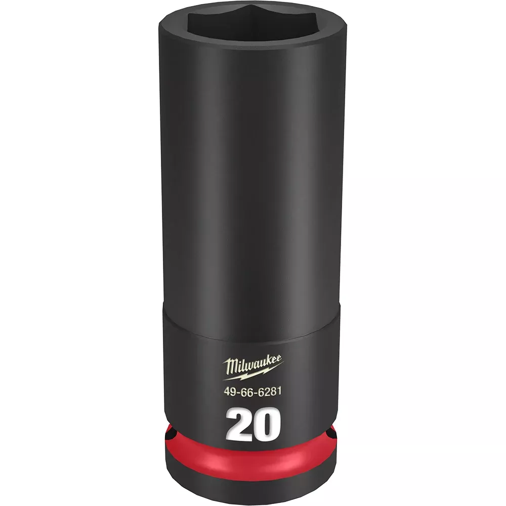 Milwaukee SHOCKWAVE™ Impact Duty 1/2" Drive 20MM Deep 6 Point Socket