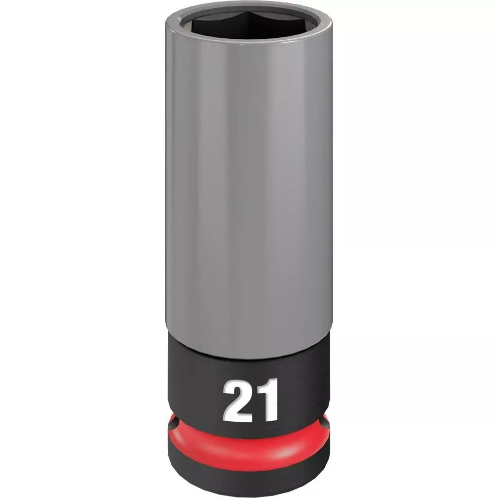 Milwaukee SHOCKWAVE™ Impact Duty 1/2 Drive 21MM Metric Lug Nut Wheel Socket