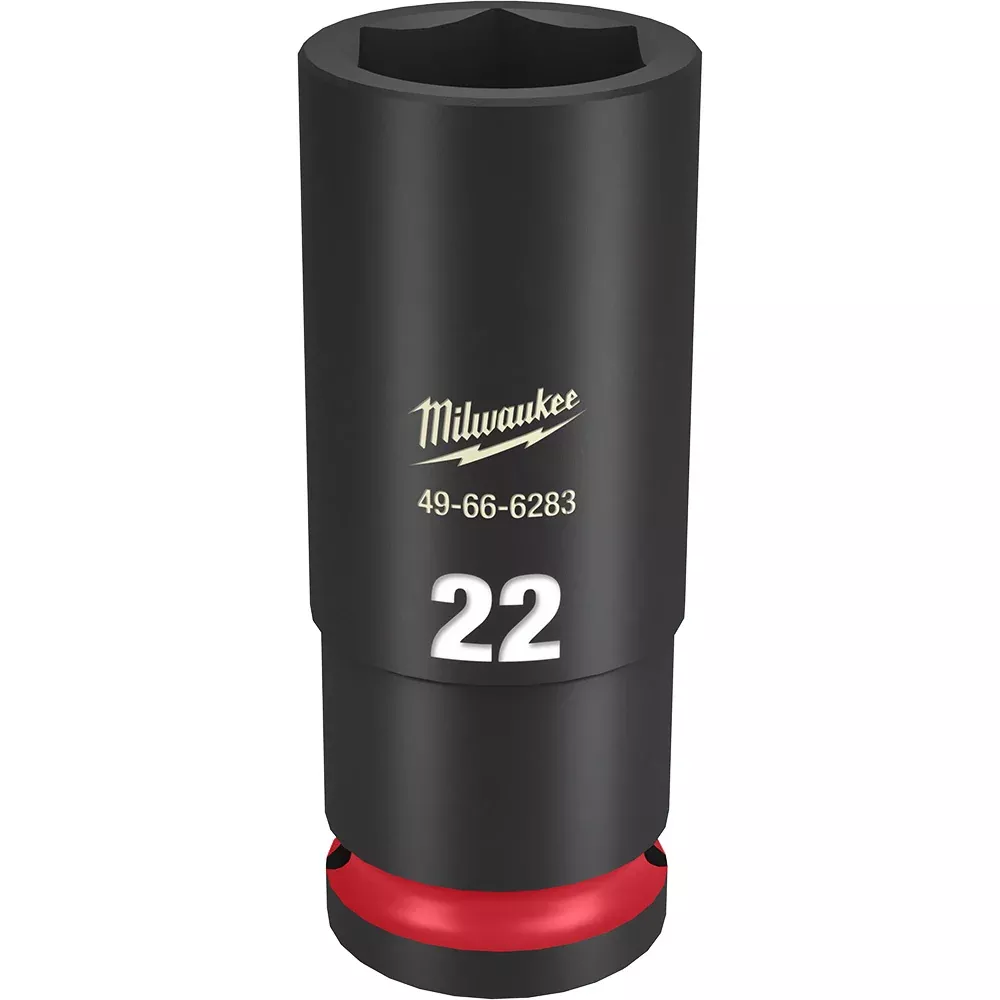 Milwaukee SHOCKWAVE™ Impact Duty 1/2" Drive 22MM Deep 6 Point Socket