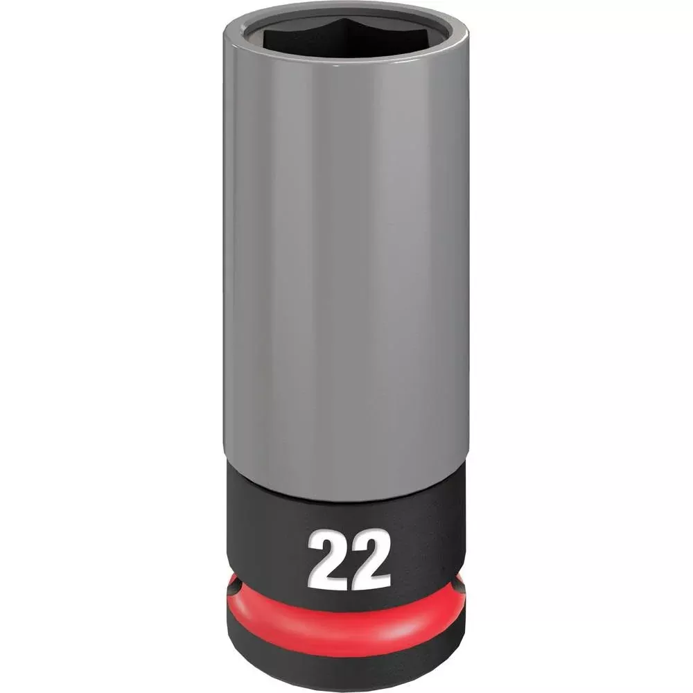 Milwaukee SHOCKWAVE™ Impact Duty 1/2 Drive 22MM Metric Lug Nut Wheel Socket