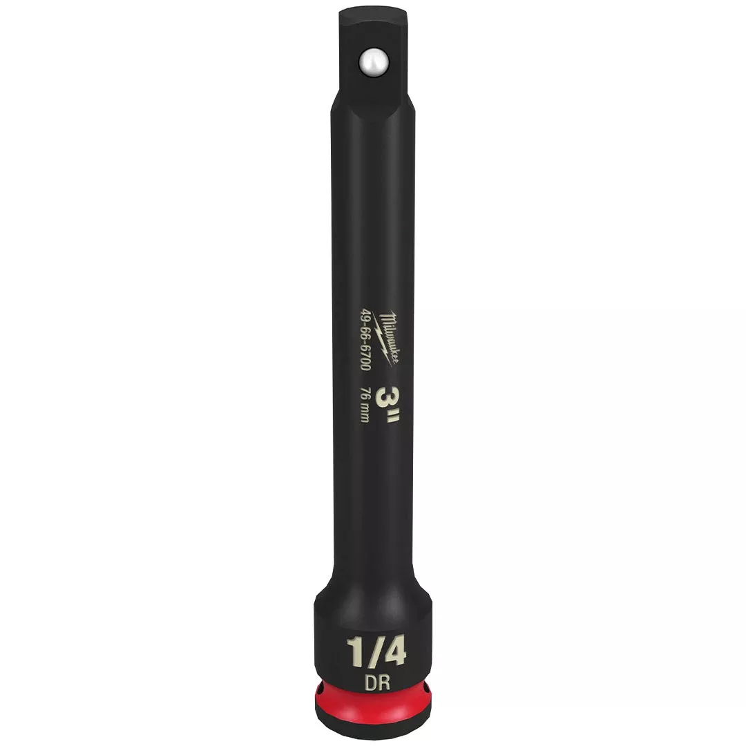 Milwaukee Shockwave Impact Duty 1/4" Drive 3" Socket Extension 49-66-6700