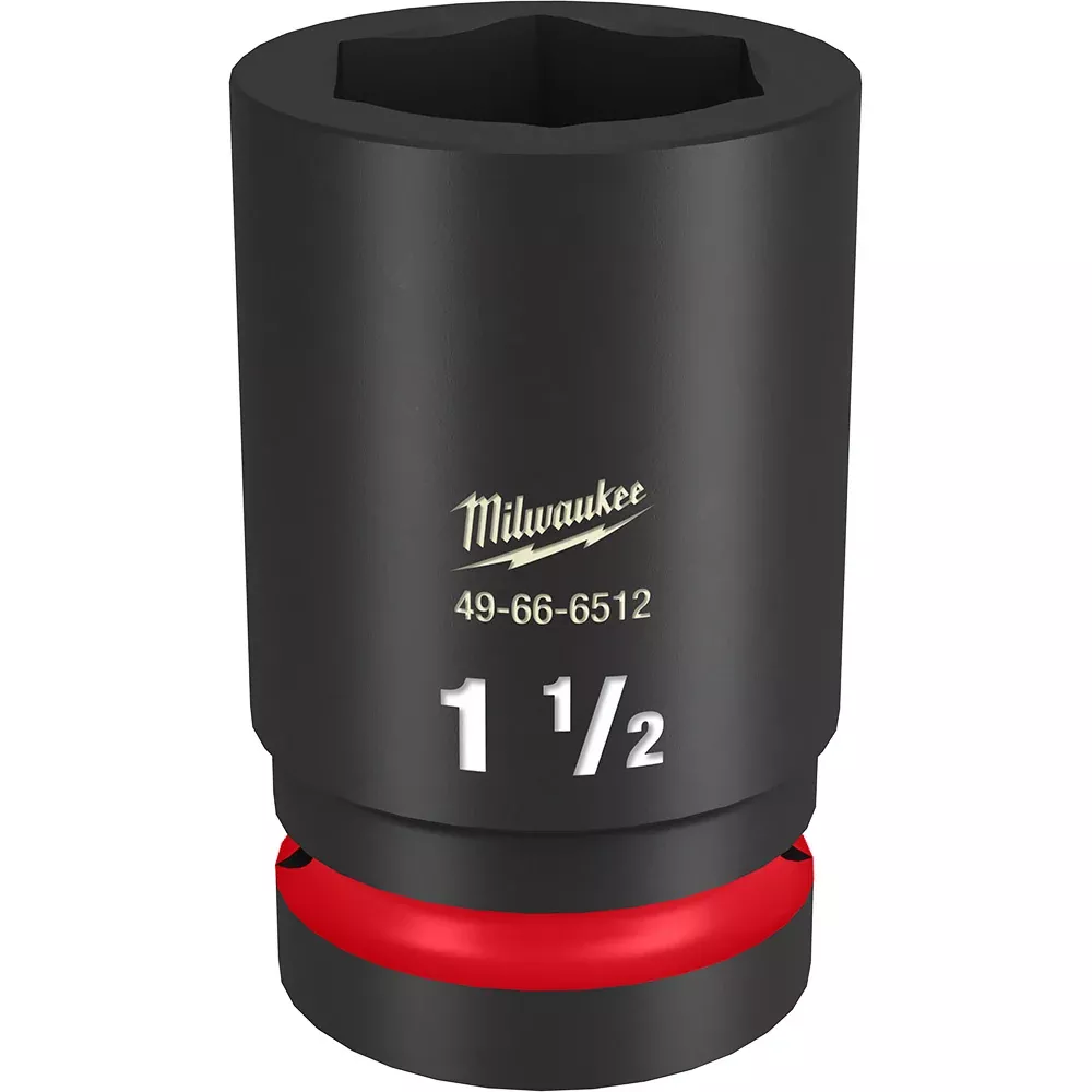 Milwaukee SHOCKWAVE™ Impact Duty 1" Drive 1-1/2" Deep 6 Point Socket