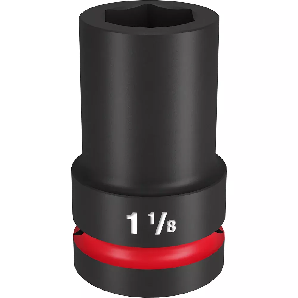Milwaukee SHOCKWAVE™ Impact Duty 1" Drive 1-1/8" Deep 6 Point Socket