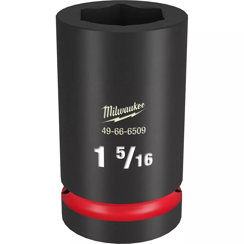Milwaukee SHOCKWAVE™ Impact Duty 1" Drive 1-5/16" Deep 6 Point Socket