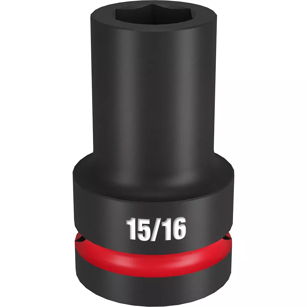 Milwaukee SHOCKWAVE™ Impact Duty 1" Drive 15/16" Deep 6 Point Socket
