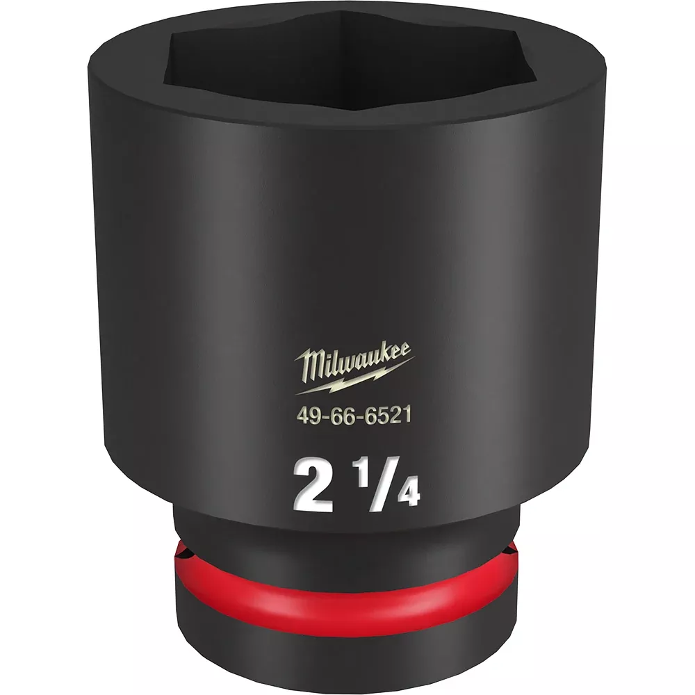 Milwaukee SHOCKWAVE™ Impact Duty 1" Drive 2-1/4" Deep 6 Point Socket