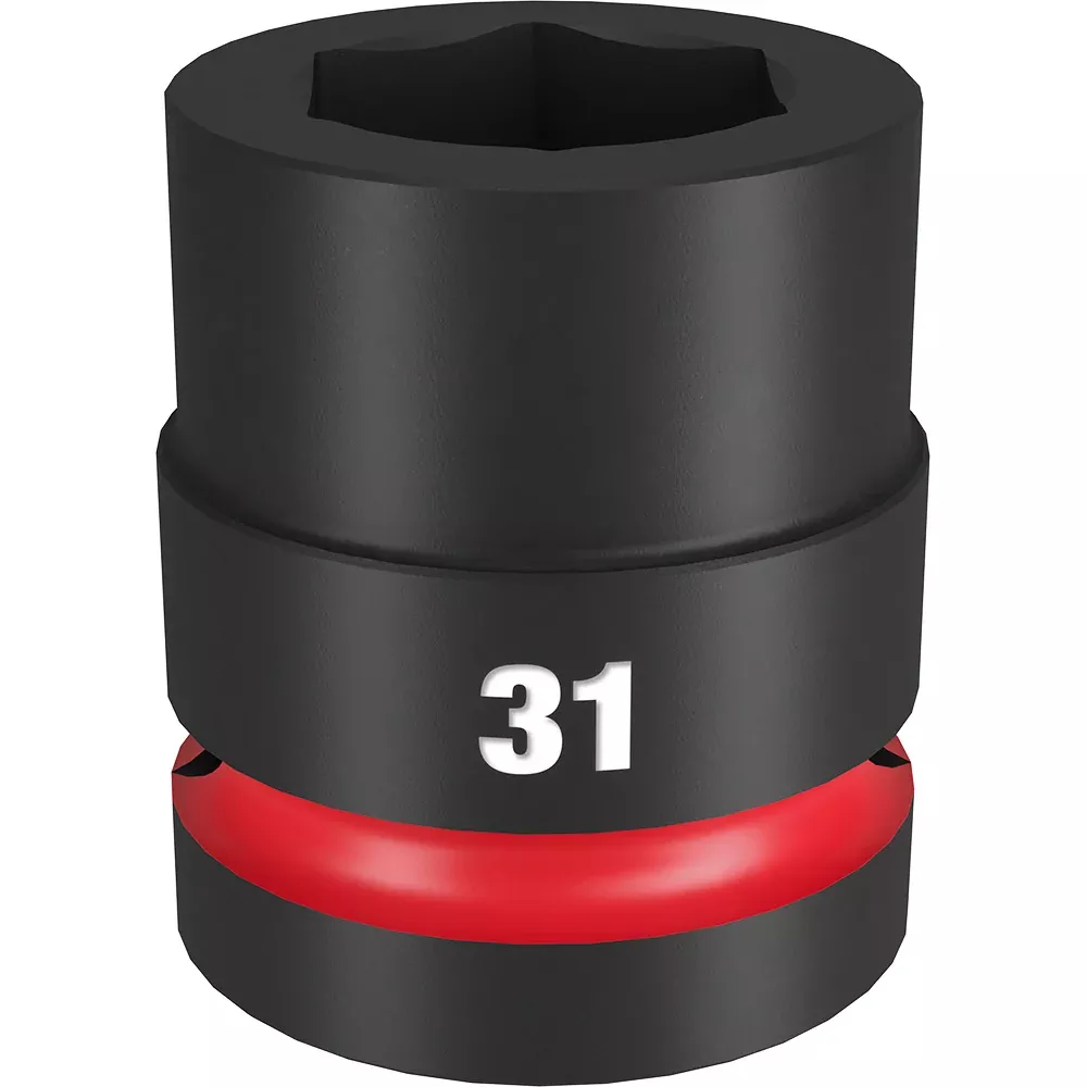 Milwaukee SHOCKWAVE™ Impact Duty 1" Drive 31MM Standard 6 Point Socket