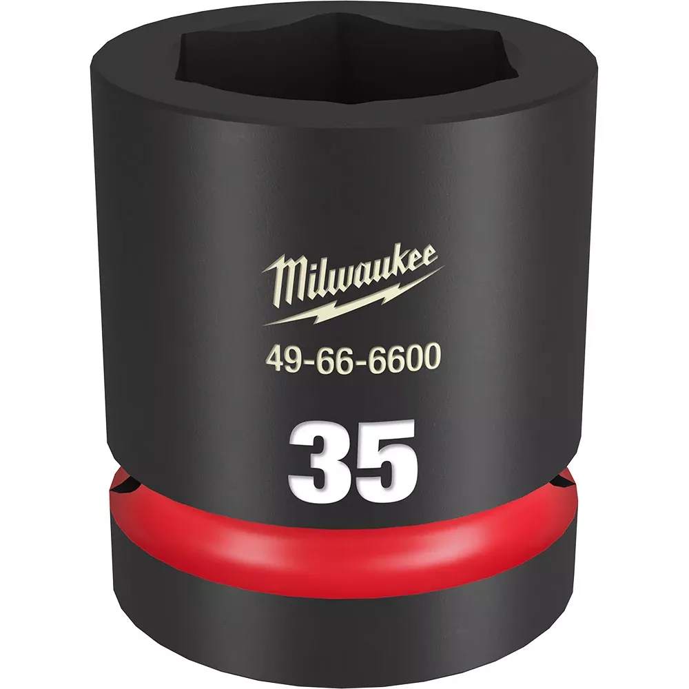 Milwaukee SHOCKWAVE™ Impact Duty 1" Drive 35MM Standard 6 Point Socket