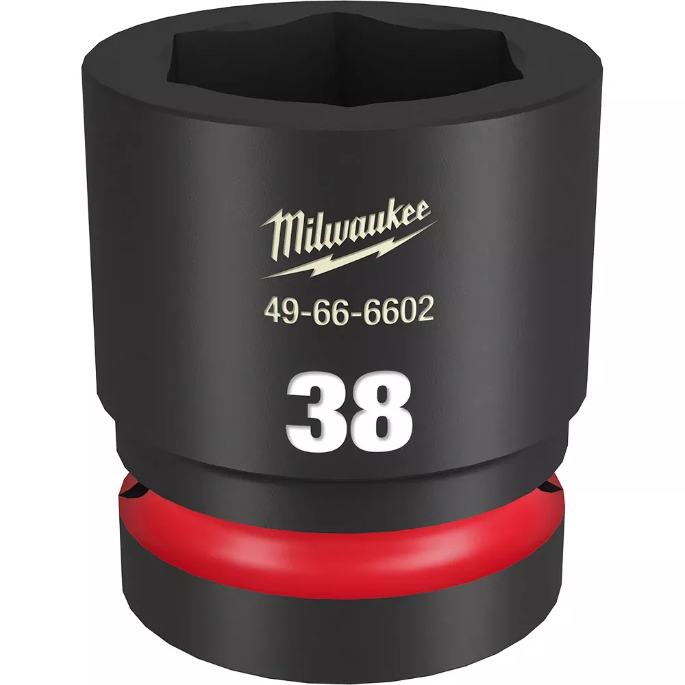 Milwaukee SHOCKWAVE™ Impact Duty 1" Drive 38MM Standard 6 Point Socket