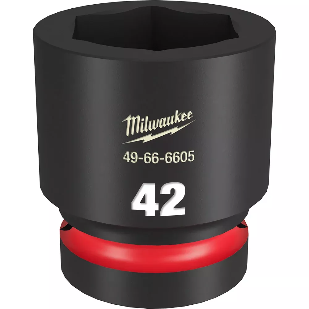 Milwaukee SHOCKWAVE™ Impact Duty 1" Drive 42MM Standard 6 Point Socket
