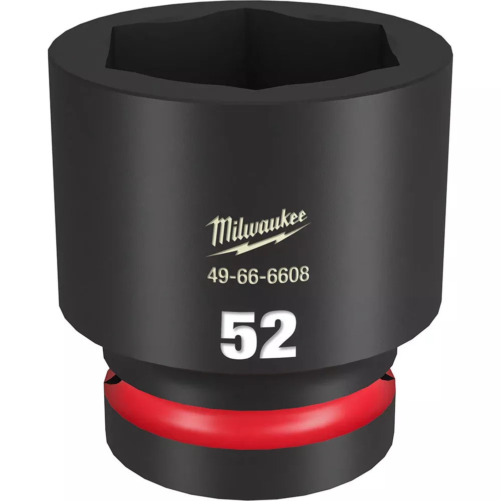 Milwaukee SHOCKWAVE™ Impact Duty 1" Drive 52MM Standard 6 Point Socket