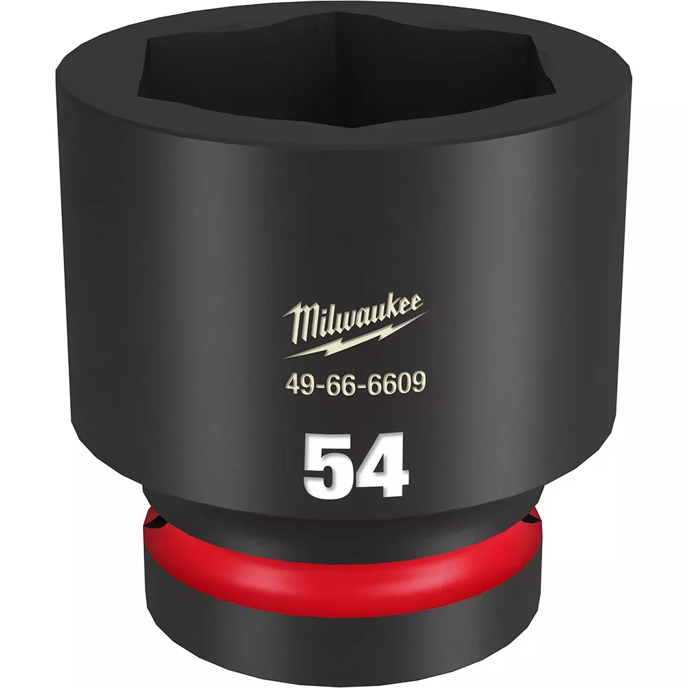 Milwaukee SHOCKWAVE™ Impact Duty 1" Drive 54MM Standard 6 Point Socket