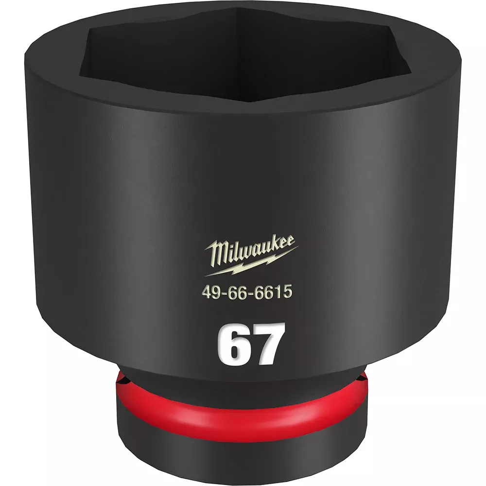 Milwaukee SHOCKWAVE™ Impact Duty 1" Drive 67MM Standard 6 Point Socket