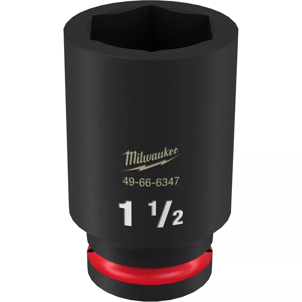 Milwaukee SHOCKWAVE™ Impact Duty 3/4" Drive 1-1/2" Deep 6 Point Socket