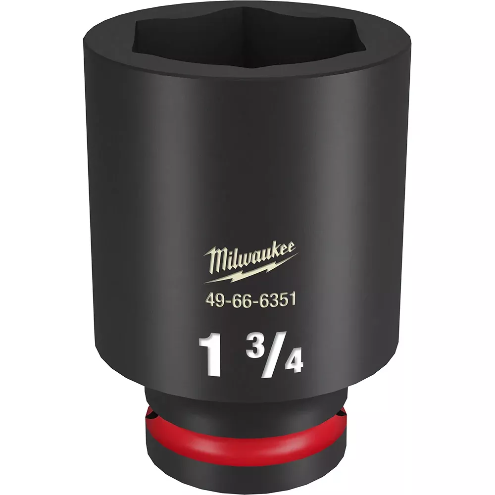 Milwaukee SHOCKWAVE™ Impact Duty 3/4" Drive 1-3/4" Deep 6 Point Socket