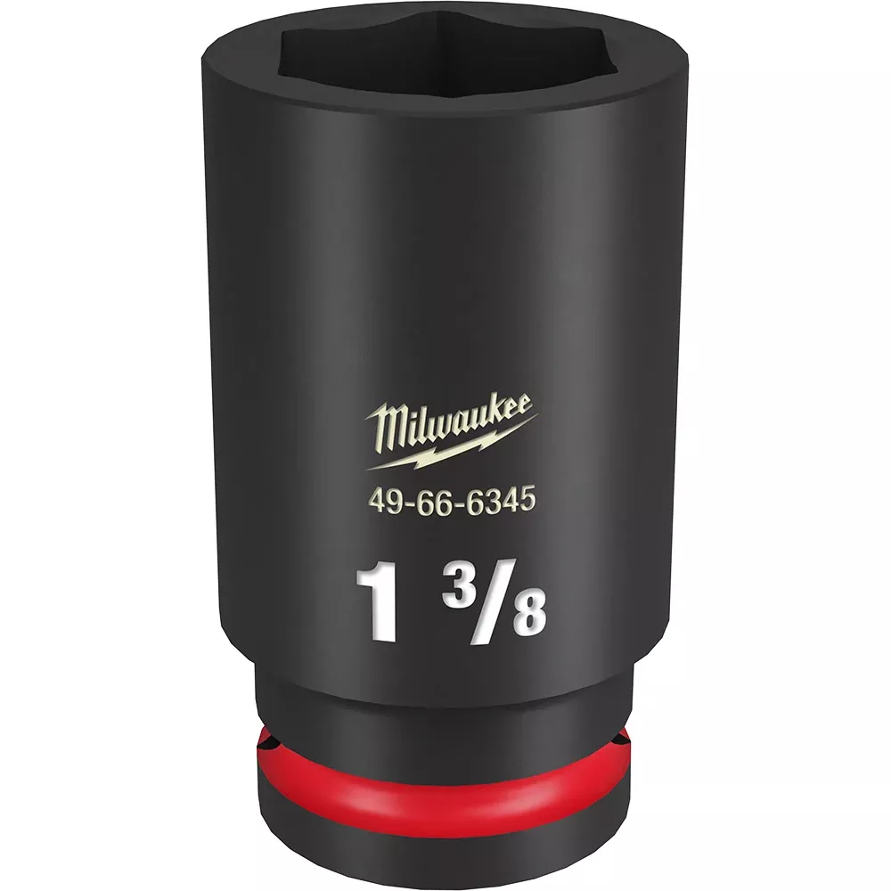 Milwaukee SHOCKWAVE™ Impact Duty 3/4" Drive 1-3/8" Deep 6 Point Socket