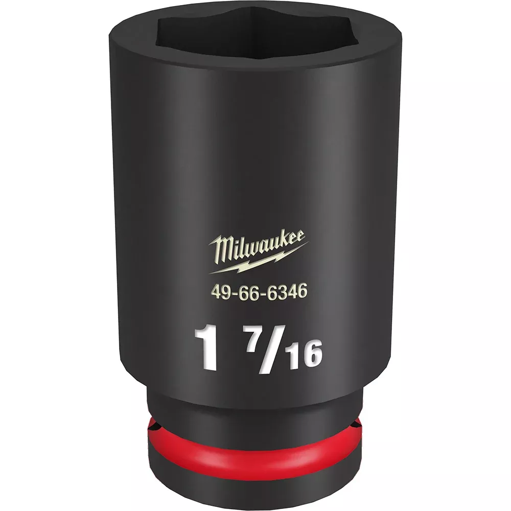 Milwaukee SHOCKWAVE™ Impact Duty 3/4" Drive 1-7/16" Deep 6 Point Socket
