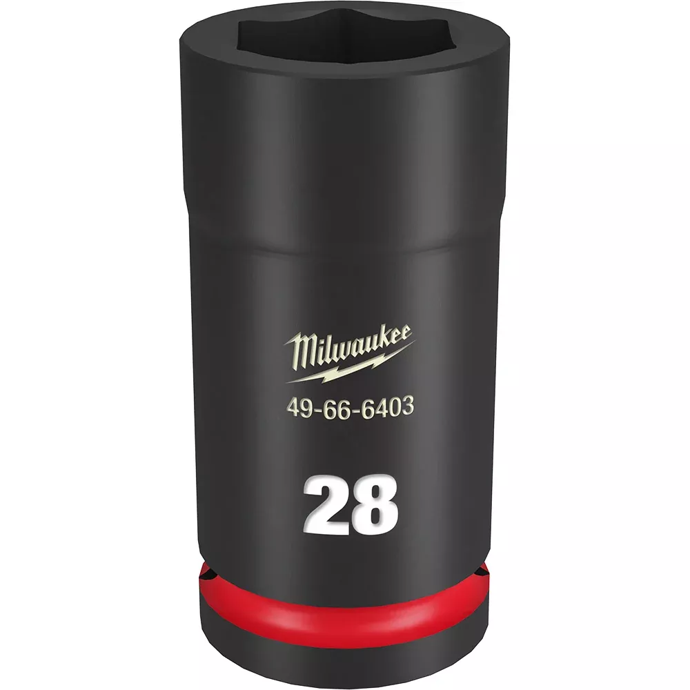 Milwaukee SHOCKWAVE™ Impact Duty 3/4" Drive 28MM Deep 6 Point Socket