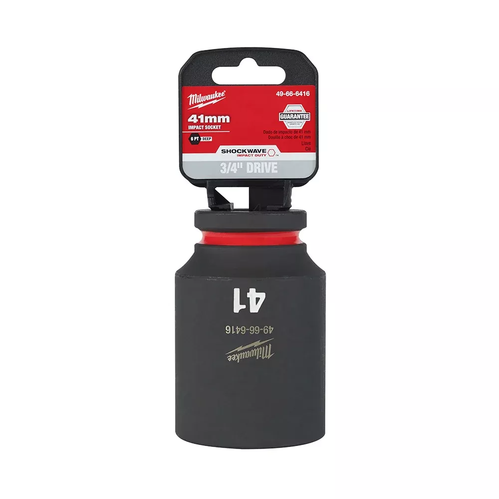Milwaukee SHOCKWAVE™ Impact Duty 3/4" Drive 41MM Deep 6 Point Socket