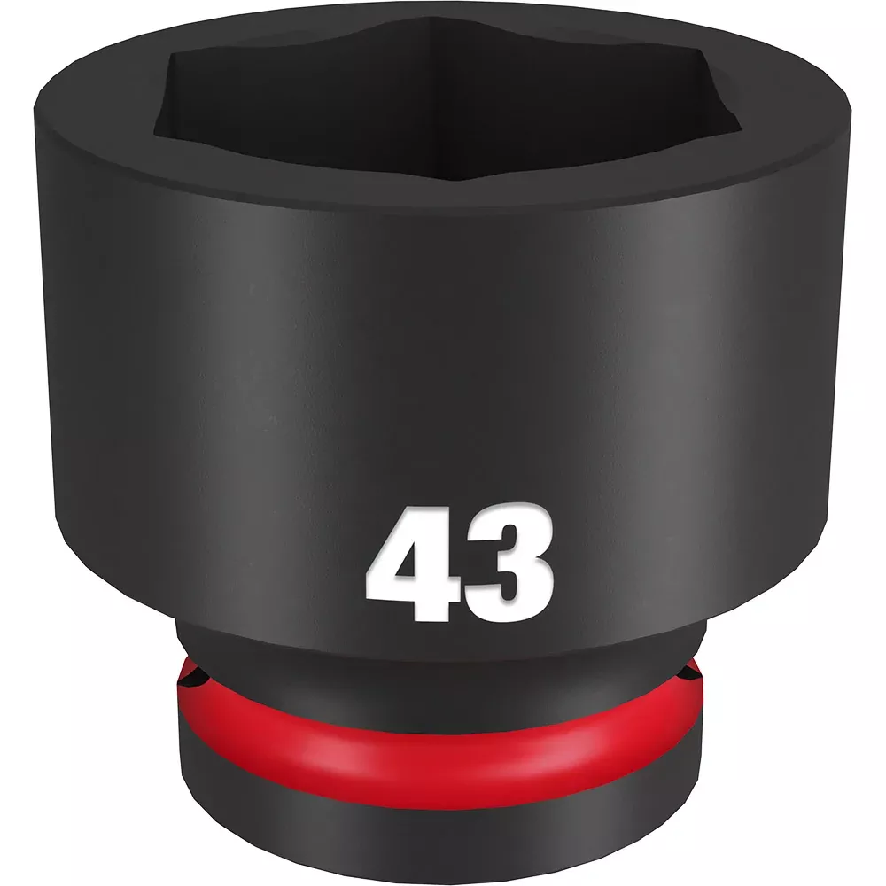 Milwaukee SHOCKWAVE™ Impact Duty 3/4" Drive 43MM Standard 6 Point Socket
