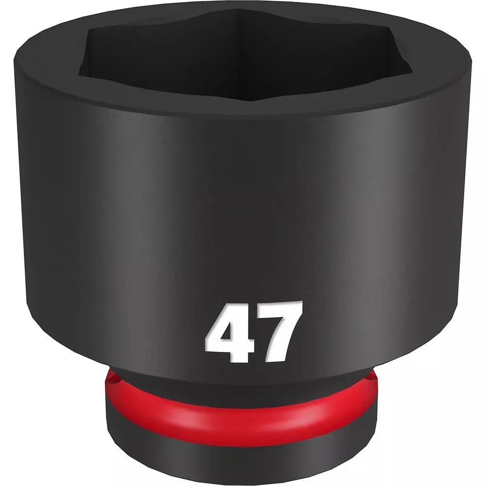 Milwaukee SHOCKWAVE™ Impact Duty 3/4" Drive 47MM Standard 6 Point Socket